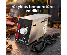 rūkyklos temperatūros valdiklis „Borniak“ su skaitmeniniu ekranu