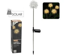 Saulės lempa „Kiaulpienė“ – LED, šiltai balta šviesa, 68 cm
