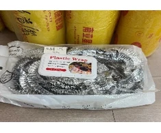 Sidabrinės maisto uždengimo plėvelės su elastine juosta