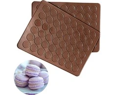 Silikoninė forma Macarons sausainiams – 38 × 28,5 cm