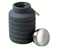 Silikoninė gertuvė 550ml. - Pilka