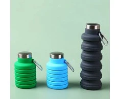 Silikoninė gertuvė 550ml. - Pilka