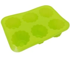 Silikoninė mini keksiukų forma (6 vnt.)