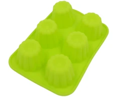Silikoninė mini keksiukų forma (6 vnt.)