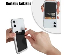 Silikoninis kortelių laikiklis