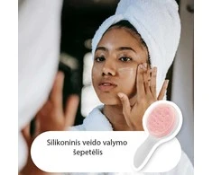Silikoninis veido valymo šepetėlis