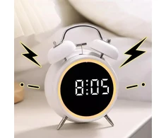 Skaitmeninis laikrodis su LED ekranu (klasikinis dizainas)