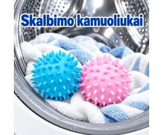 Skalbimo kamuoliukai plaukams ir pūkams surinkti, 2 vnt.
