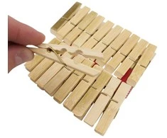 Skalbinių segtukai "Bamboo"
