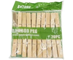 Skalbinių segtukai "Bamboo"