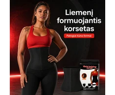 Sportinis liekninamasis juosmens korsetas „Waist Training Corset“
