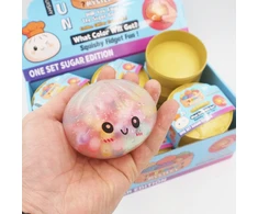 Squeezy Dumpling – Antistresinis koldūnas su spalvotais geliniais kamuoliukais
