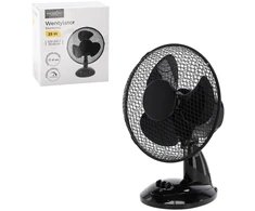 Stalinis ventiliatorius 25W, juodas