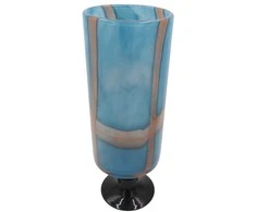 Stiklinė dekoratyvinė vaza, 14×40 cm