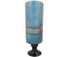 Stiklinė dekoratyvinė vaza, 14×40 cm