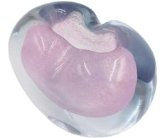 Stiklinė širdelės formos dekoracija/vaza – 15×8.5×11 cm