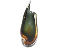 Stiklinė vaza „Forma Lumo“ – 13×8×30 cm
