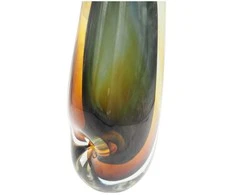 Stiklinė vaza „Forma Lumo“ – 13×8×30 cm