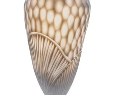 Stiklinė vaza „Forma Lumo“, 15 × 15 × 43 cm