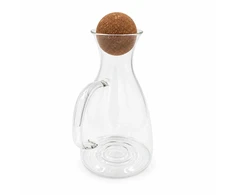 Stiklinis ąsotis su kamštiniu dangteliu 1600 ml