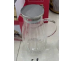 Stiklinis ąsotis su metaliniu dangteliu 1800 ml