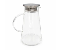 Stiklinis ąsotis su metaliniu dangteliu 1800 ml TR2336B
