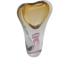 Stiklo skulptūra-vaza 18×8.5×31 cm