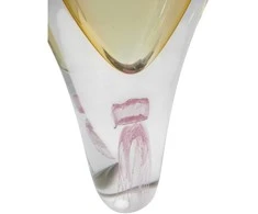 Stiklo skulptūra-vaza 18×8.5×31 cm