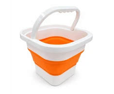 Sulankstomas silikoninis kibiras 15L