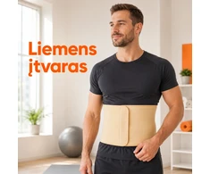 Reguliuojamas liemens įtvaras-diržas