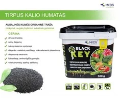 Tirpus kalio humatas Juodas KEY, 500g