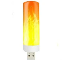 USB liepsnos imitacijos LED
