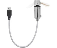 USB ventiliatorius su projekcijomis
