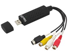 USB Video Adapteris (VHS VCR Video to PC DVD) OEM