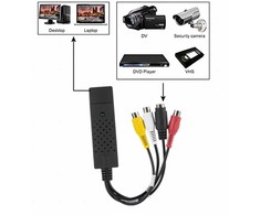 USB Video Adapteris (VHS VCR Video to PC DVD) OEM