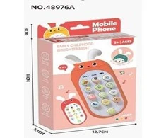 Muzikinis ir edukacinis žaislinis telefonas vaikams