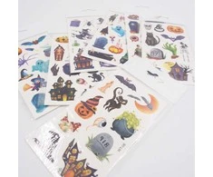 Vaikiškos laikinos tatuiruotės "halloween"