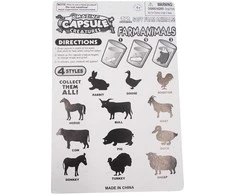 Vandenyje Augančios Kapsulės "FARM ANIMALS"