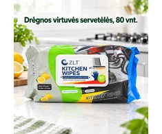 Virtuvės valymo drėgnos servetėlės 80 vnt. TR2296D