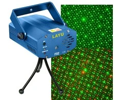 Žalios + raudonos spalvos lazerinis projektorius lazeris