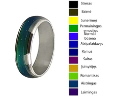 Žiedas keičiantis spalvą - 9
