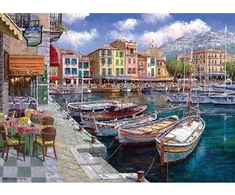 Cobble Hill dėlionė - Cassis miestelis, 1000 detalių