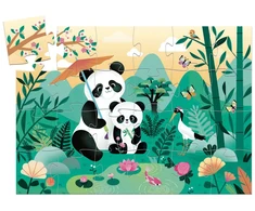 Djeco Siluetų dėlionė - Panda (24 detalių) ( DJ07282 )