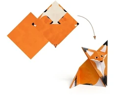 Djeco Origami rinkinys - Pasivaikščiojimas miške