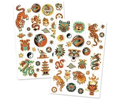 Djeco Tatuiruotės - Kovos menas (50+ tatuiruočių)