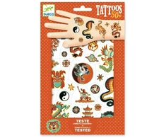 Djeco Tatuiruotės - Kovos menas (50+ tatuiruočių)