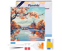 Figured'Art Deimantinės mozaikos rinkinys - Fuji kalnas