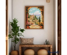 Figured'Art Deimantinės mozaikos rinkinys - Toskana gėlėse