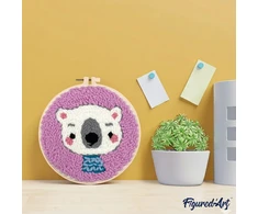 Figured'Art Siuvinėjimo rinkinys - Koala