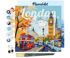 Figured'Art Tapybos pagal skaičius rinkinys - Londonas